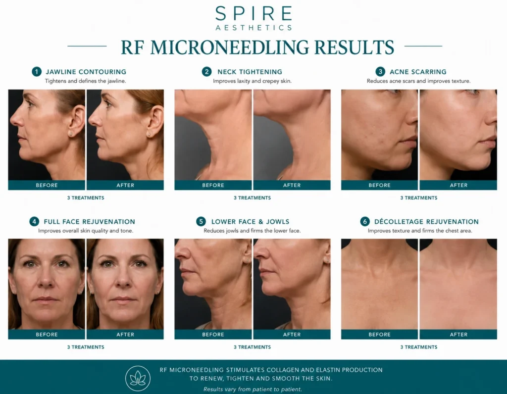 RF Microneedling Skin tightening Craiglockhart results